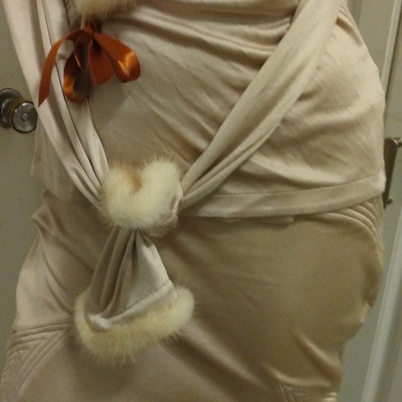 ❤️ICONIC TOM FORD YSL YVES SAINT LAURENT RIVE GAUCHE SILK MINK RUNWAY SKIRT SUIT - Picture 12 of 15